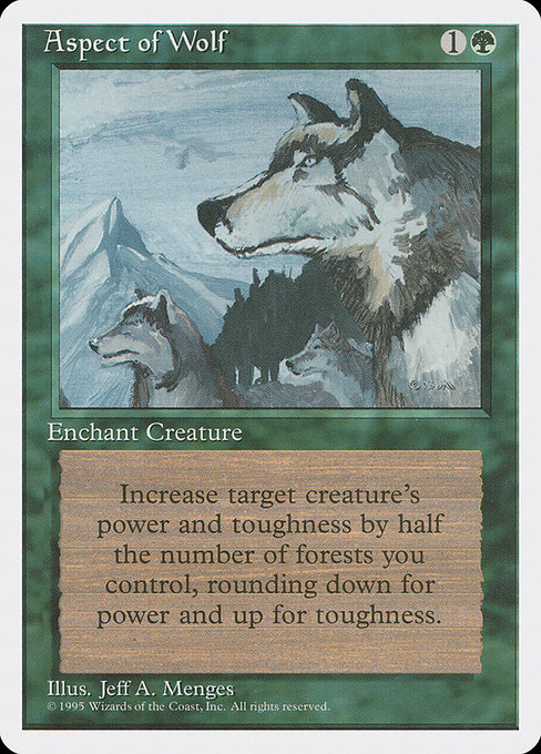 Aspect of Wolf (Fourth Edition #233)