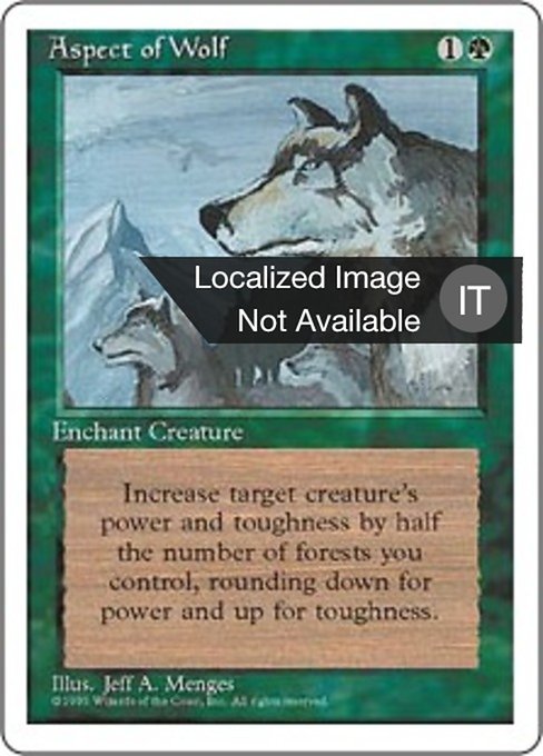Aspect of Wolf (Fourth Edition #233)
