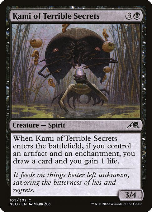 Kami of Terrible Secrets card image
