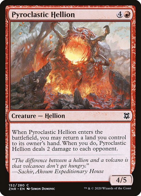 Pyroclastic Hellion card image