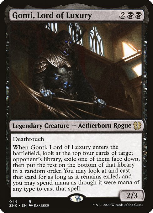 Gonti, Lord of Luxury (Zendikar Rising Commander #44)