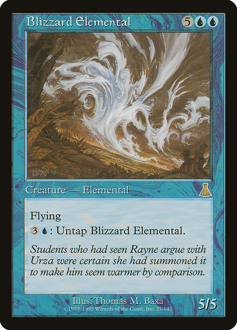 Blizzard Elemental (Urza's Destiny #27)