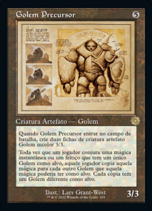 Precursor Golem (The Brothers' War Retro Artifacts #105)