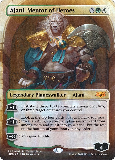 Ajani, Mentor of Heroes card image