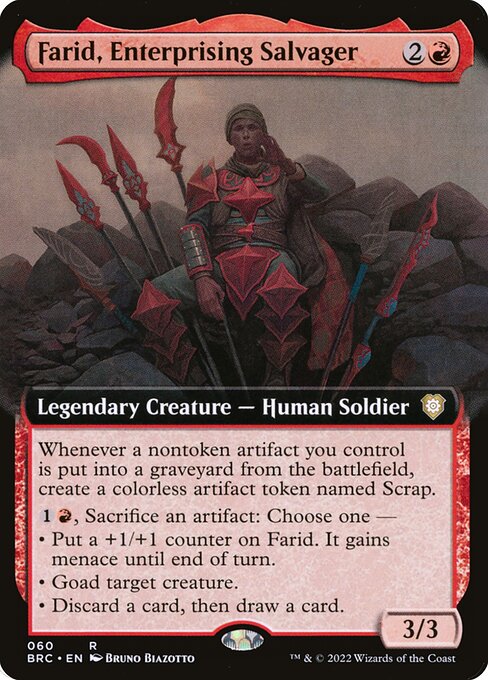 Farid, Enterprising Salvager (The Brothers' War Commander #60)