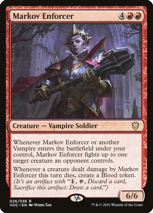 Markov Enforcer (voc) 26 Markov Enforcer (voc) 26
