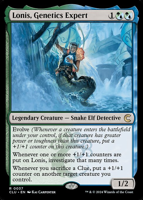 Lonis, Genetics Expert (Ravnica: Clue Edition #37)