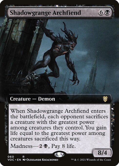 Shadowgrange Archfiend (Extended Art)