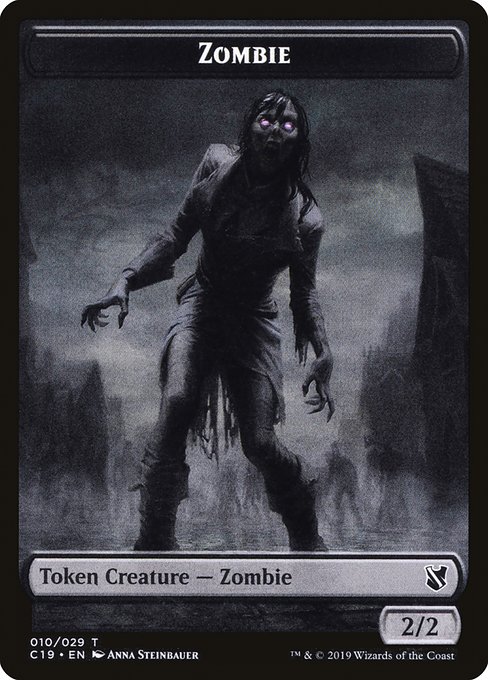Zombie (Commander 2019 Tokens #10)