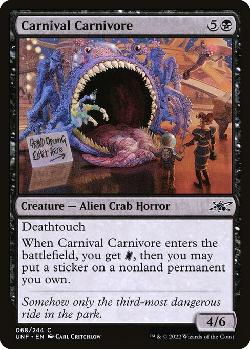 Carnival Carnivore (unf) 68