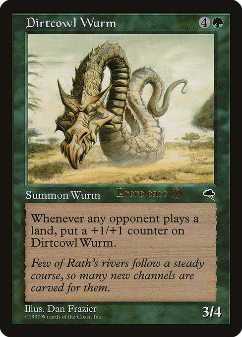 Dirtcowl Wurm (Tempest Promos #221)