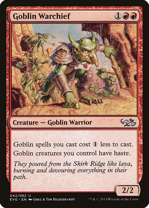 Chef de guerre gobelin|Goblin Warchief