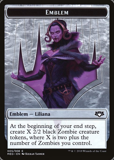 Liliana, the Last Hope Emblem (Mythic Edition Tokens #G5)