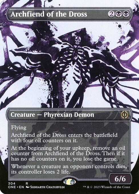 Archfiend of the Dross – Showcase (Foil Phyrexia: All Will Be One)