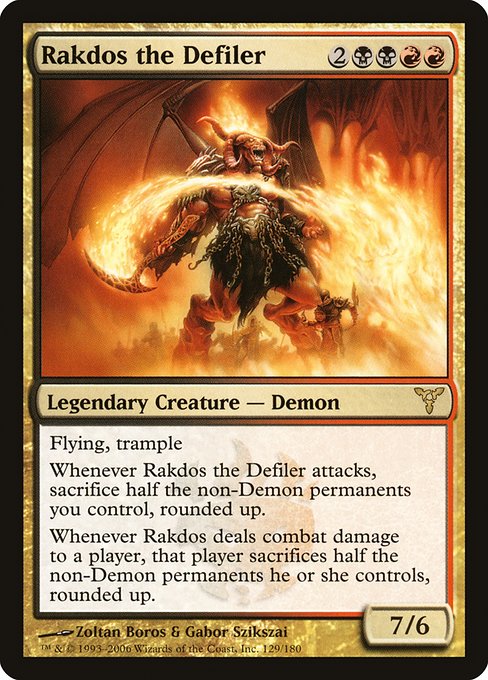 Rakdos the Defiler (Dissension #129)