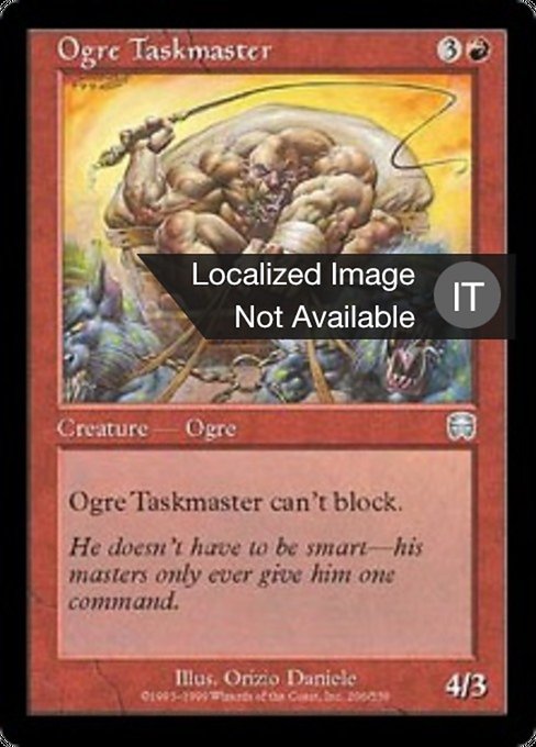 Ogre Taskmaster (Mercadian Masques #206)
