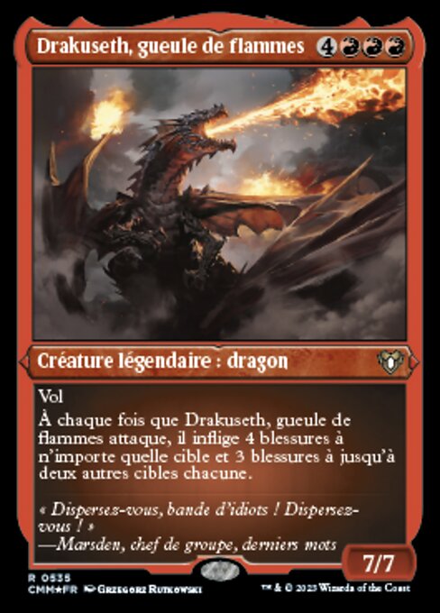 Drakuseth, Maw of Flames (Commander Masters #535)