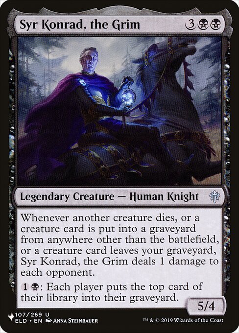 Syr Konrad, the Grim (The List #ELD-107)