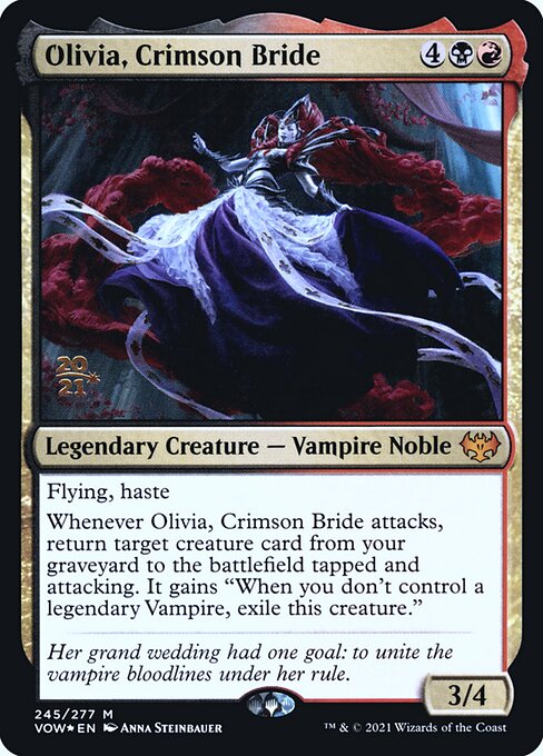 Olivia, Crimson Bride (Innistrad: Crimson Vow Promos #245s)