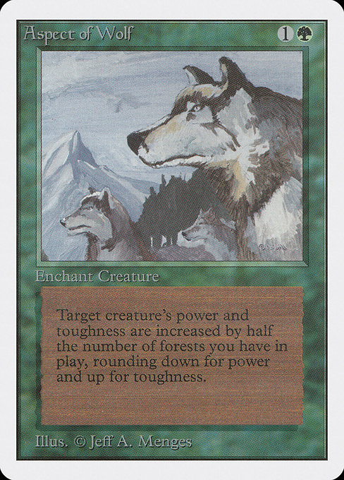 Aspect of Wolf (Unlimited Edition #185)
