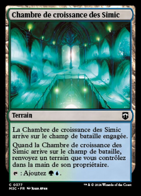 Simic Growth Chamber (Modern Horizons 3 Commander #377)