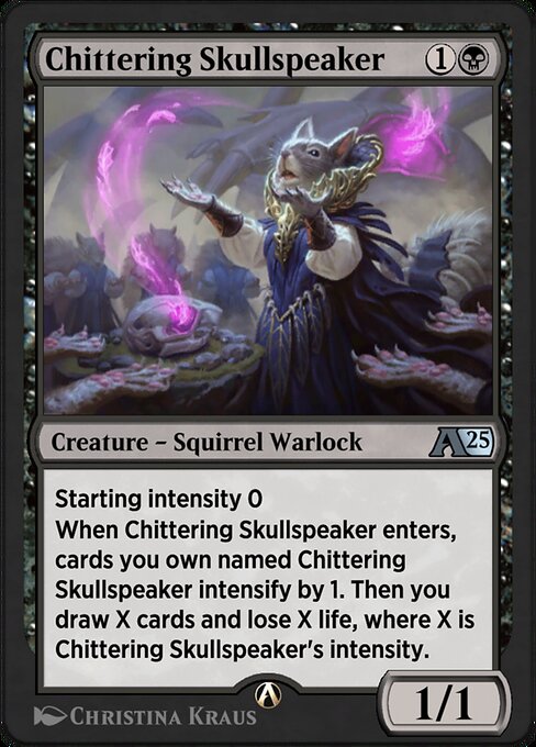 Chittering Skullspeaker (Alchemy: Bloomburrow #9)