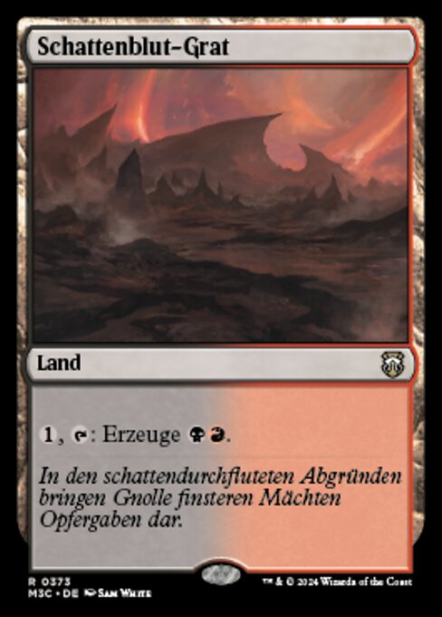 Shadowblood Ridge (Modern Horizons 3 Commander #373)