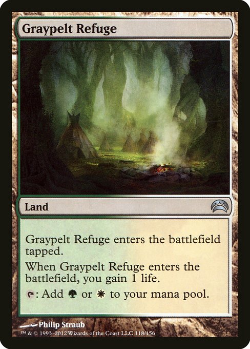 Graypelt Refuge (Planechase 2012 #118)