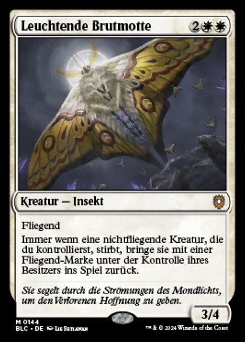 Luminous Broodmoth (Bloomburrow Commander #144)