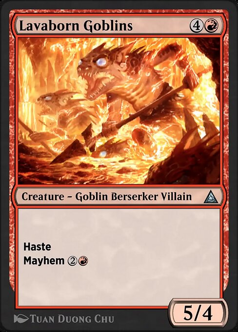 Raging Goblinoids magic the gathering card art