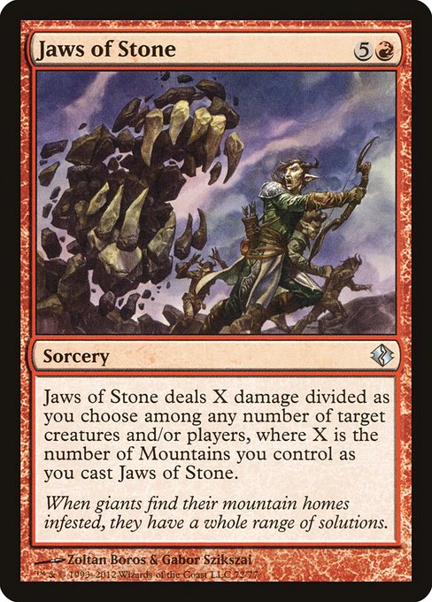 Jaws of Stone (Duel Decks: Venser vs. Koth #72)