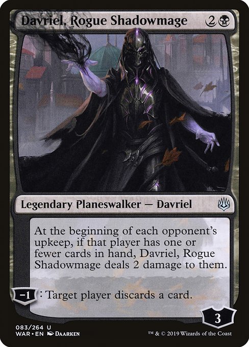 Davriel, Rogue Shadowmage card image