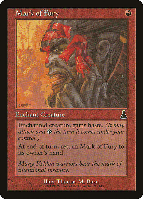 Mark of Fury (Urza's Destiny #93)