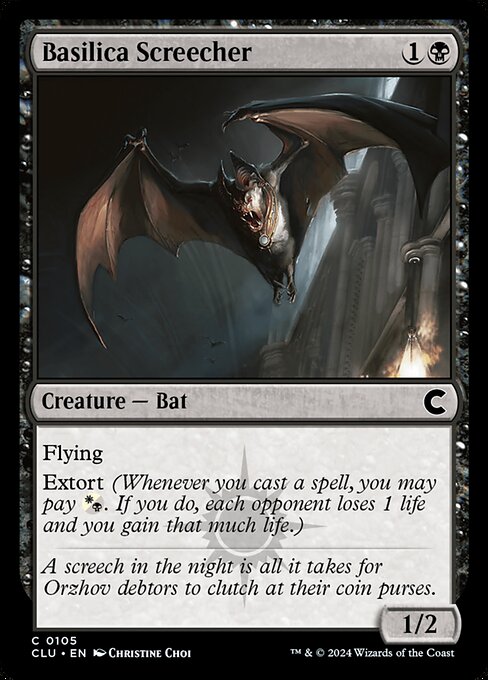 Basilica Screecher (Ravnica: Clue Edition #105)