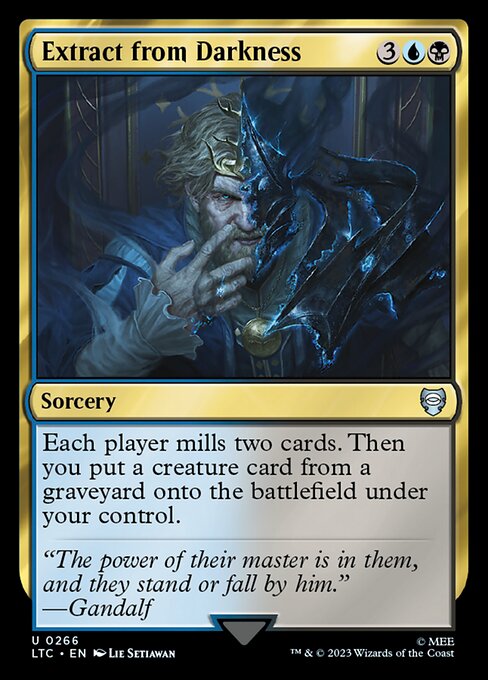 Extract from Darkness card image