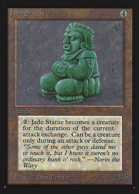 Statue de jade|Jade Statue