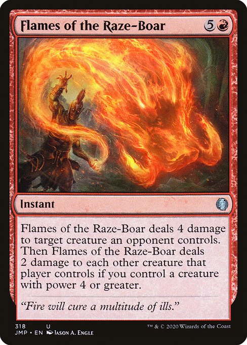 Flames of the Raze-Boar (Jumpstart #318)