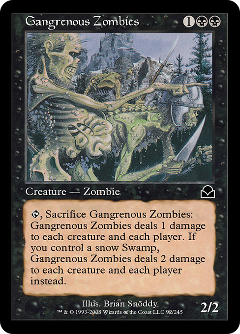 Gangrenous Zombies (Masters Edition II #92)