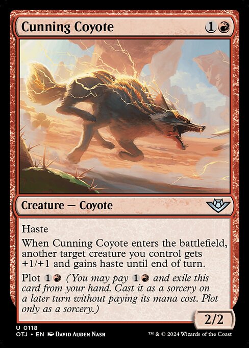 Cunning Coyote card image