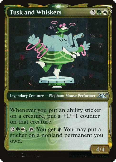 Tusk and Whiskers card image