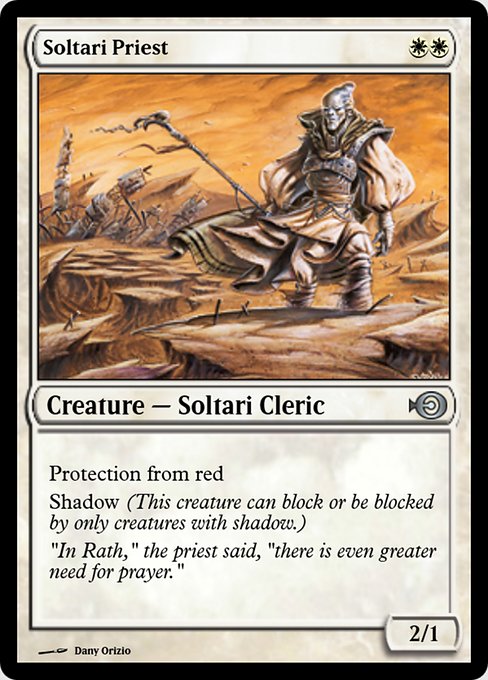 Soltari Priest (Magic Online Promos #35054)