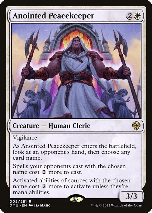 Anointed Peacekeeper card image