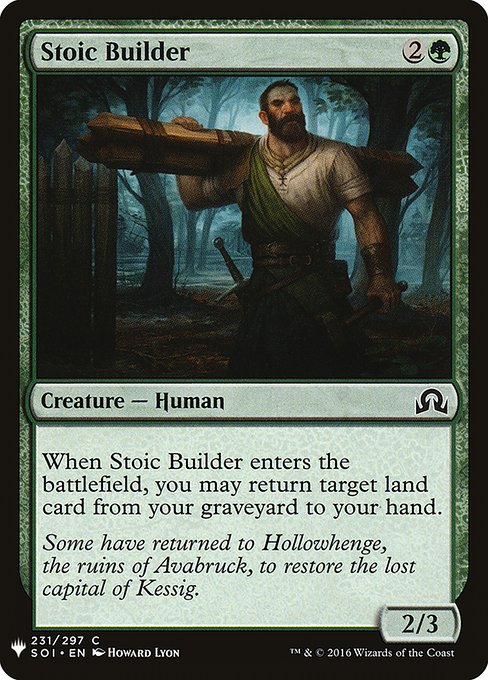 Stoic Builder (Mystery Booster #1342)