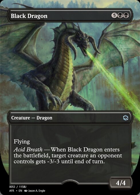 Black Dragon (Magic Online Promos #92722)