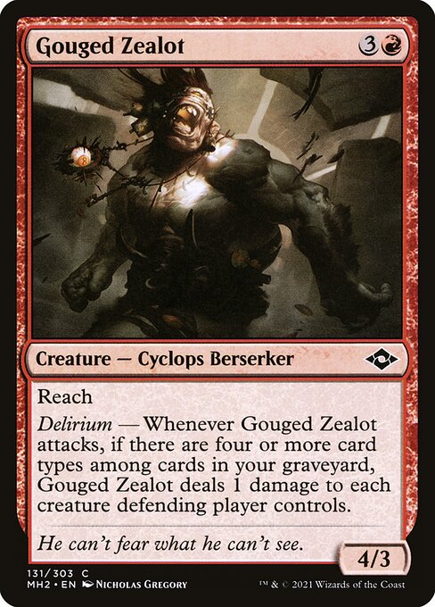 Gouged Zealot card image