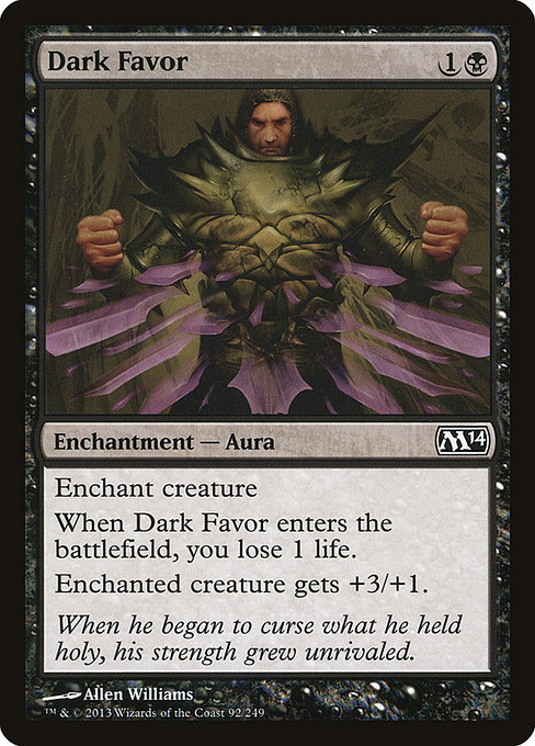 Dark Favor (Magic 2014 #92)