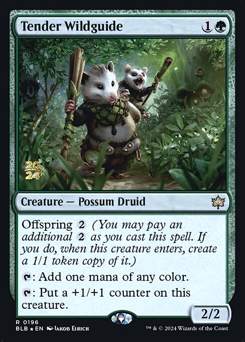 Tender Wildguide (Bloomburrow Promos #196s)