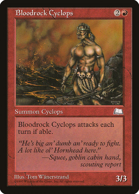 Bloodrock Cyclops card image
