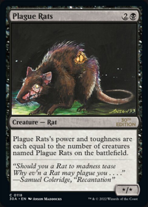 Plague Rats (30th Anniversary Edition #118)