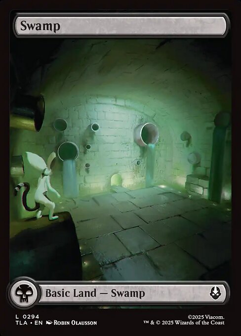 Swamp magic the gathering card art